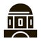 classical greek building dome icon Vector Glyph Illustration