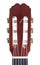 Classical guitar headstock