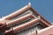 Classical Japanase Roof At Shuri Castle