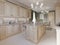 Classical kitchen with luxury elements