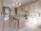 Classical kitchen with luxury elements