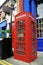 Classical london telephone box