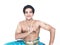 Classical male dancer from india