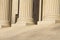 Classical marble columns