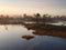 Classical marsh landscape, early morning