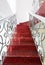 Classical mosaic stairs with beautiful handrail