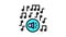 classical music melody color icon animation