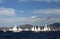 Classical, traditional wooden yacht sailing in Bodrum for Bodrum Cup