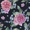 Classical Watercolor Vintage Floral Seamless Pattern