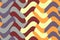Classical wavy lines in varicolored. Repeating design. Creative zigzag pattern for decoration and background