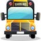 Classical yellow school bus