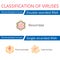 Classification of viruses.
