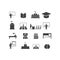 classroom icons of various shapes and functions