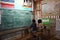 Classroom in a jungle village