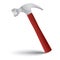 claw hammer. Vector illustration decorative design