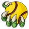 Claw Softball Baseball Ball Dragon Monster Hand