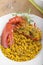 Clawed Lobster with yellow rice