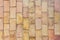 Clay ancient brick flooring texture in Alicante