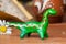 Clay ceramic toy dinosaur still life beautiful cute kids long neck