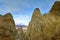 Clay Cliff tall pinnacles rock formations in Omarama