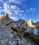 Clay cliffs at sunset