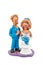 Clay figurine of the bride and groom