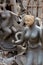 Clay Idols of Saraswati Closeup