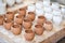 Clay pitchers at the pottery