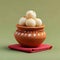 Clay pot charm Rasgulla, the iconic Bengali sweet, beautifully presented