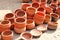 Clay pots