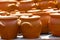Clay pots from local pottery market