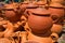 Clay pots for sale in Villa de Leyva Colombia