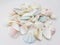 Clean Bright Colorful Elegant Beautiful Artistic Natural Seashells Set for Home Interior and Outdoor Decorative Elements 04