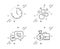 Clean bubbles, Time and 24h service icons set. Salary sign. Laundry shampoo, Clock, Call support. Vector