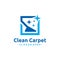 Clean carpet logo vector