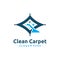 Clean carpet logo vector