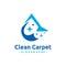 Clean carpet logo vector