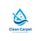 Clean carpet logo vector