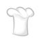 Clean Chef Cook Hat Realistic Stylish 3D Design