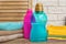 Clean clothes, towels and bottles with detergents