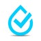 Clean drinkable water vector logo