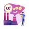 Clean economy vector concept metaphor