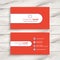 Clean elegant business card design