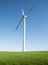 Clean energy - wind turbine generating electric power