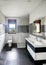 Clean and fresh bathroom. Beautiful Modern and new Bathroom interior