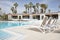 Clean and fresh resort swimming pool at The Club, Amarilla Golf, Tenerife, Canary Islands, Spain