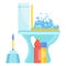 Clean fresh toilet icon