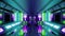 Clean futuristic scifi fantasy space hangar tunnel corridor with holy christian glowing cross and glass bottom 3d