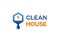 Clean House Drop Logo Design