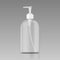 Clean liquid soap bottle template.